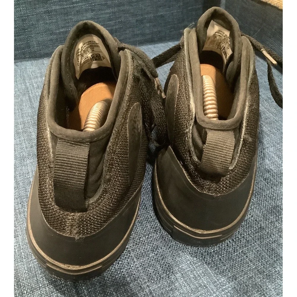 All Black Converse All Star Mid-High Top Junior 6